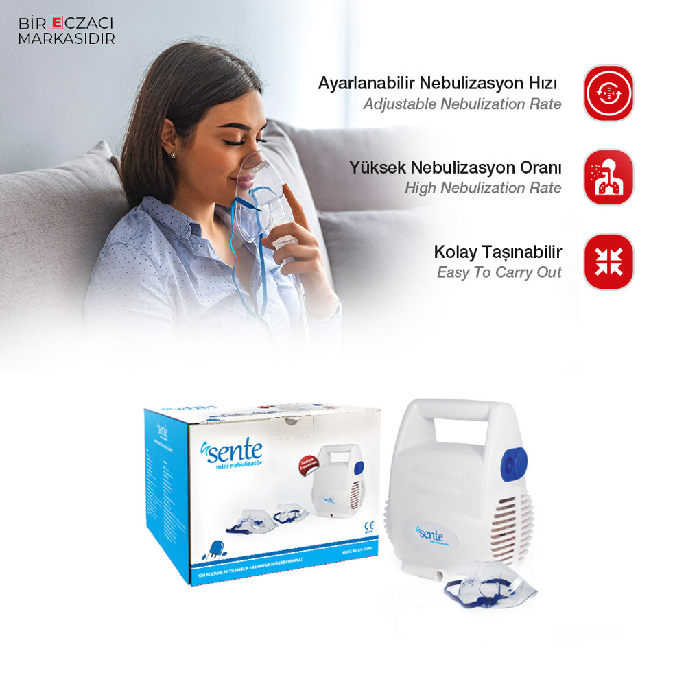 Nebulizatör Maske Seti Yetişkinler İçin 03